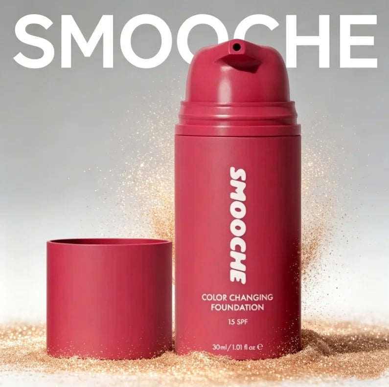 Smooche Original Concealer Facial Base Makeup Glycerin VitaminE Natural Herbal Liquid Foundation Brand Color Changing Foundation