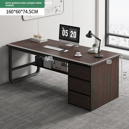 Multi-functional Desk Desktop Computer Desk Simple Home Desk Student Bedroom Bookshelf Integrated Writing Desk