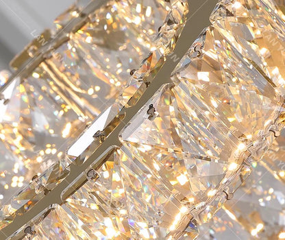 Modern home decoration salon lamps for living room smart crystal Pendant lights dining room indoor lighting