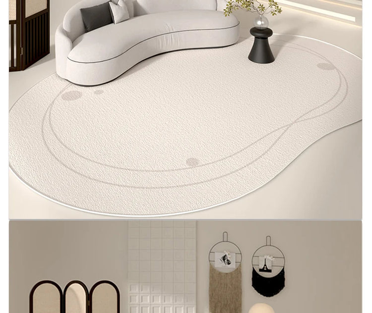 Living Room Carpet Home Decoration Luxury Modern Rug Big Size Irregular Floor Mat Anti-slip Bedroom Large Area Rugs שָׁטִיחַ 양탄자