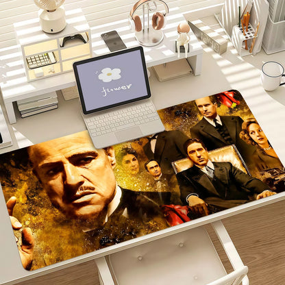 Movie The G-godfather Mouse Pad Anti Slip Rubber Edge Locked Thickened Laptop Gaming Desk Mat