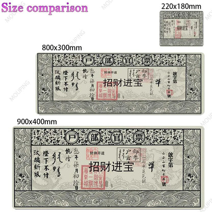 Grid Desk Mat Black Mouse Pad Gamer Laptop Office Carpet Big Mousepad Xxl Anime Computer Tables Rubber Mouse Pad Large Deskmat