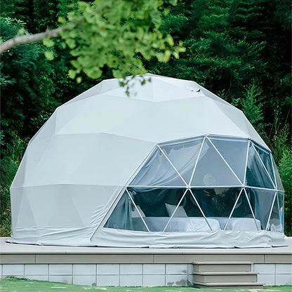 Premium Geodesic Glamping Dome Tent -All-Season Dome House & Professional Camping Tent for Luxury Outdoor Accommodation Projects