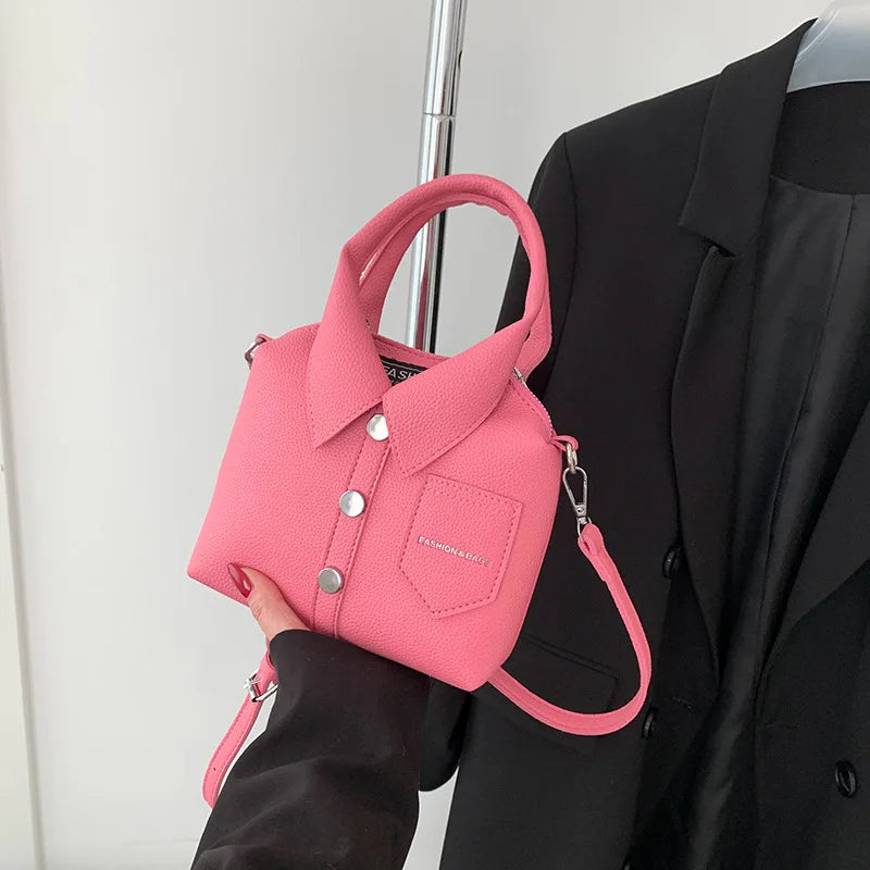 PU Square Compact Shoulder and Crossbody Bags Zipper Unique Design High Quality Hand Bags for Women 2026 Designer Style Bolso