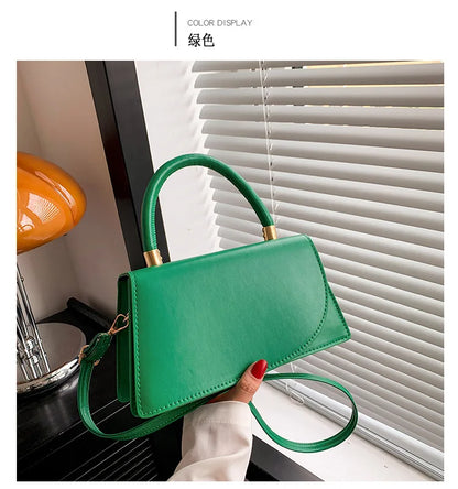 Texture Small Bag for Women, New Trend This Year Solid Color Crossbody Bag, Fashionable Hand-held Small Square Bags Trend