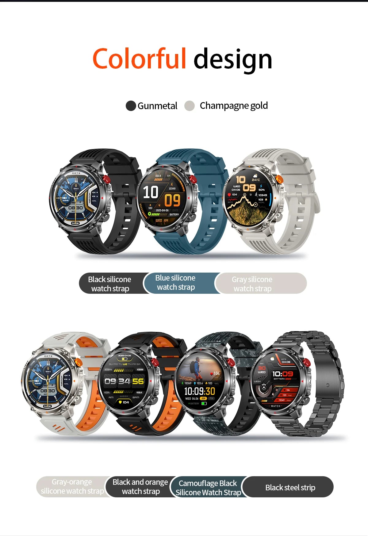 2026 T-Rex3 Ultra 1100mAh Battery Smart Watch GPS Track Compass IP69K Waterproof Sports tracker Outdoors Military Smartwatches