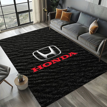Racing Car H-HONDA HRC Motorcycle Carpet Rug for Living Room Bedroom Home Sofa Decoration,Kids Area Rug Non-slip Floor Mat Gift