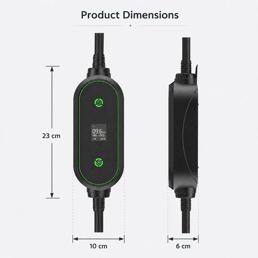 EVESLink 7KW Type2 Portable Electric Vehicle Charging GBT 32A 1Phase Car Fast Charger with 5M Cable for EV Cars