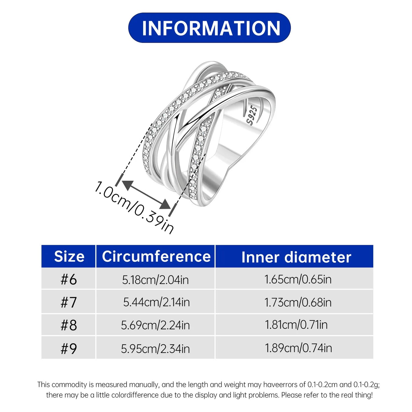 925 Sterling Silver Three-Ring Stackable Ring for Women Simple Fashion Design Fine Jewelry Perfect for Birthday Party Gift 2026