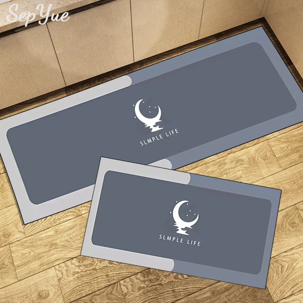 Non-slip Kitchen Carpets for Living Room Long Area Rug Kitchen Floor Mat Carpets Entrance Door Mat Hom