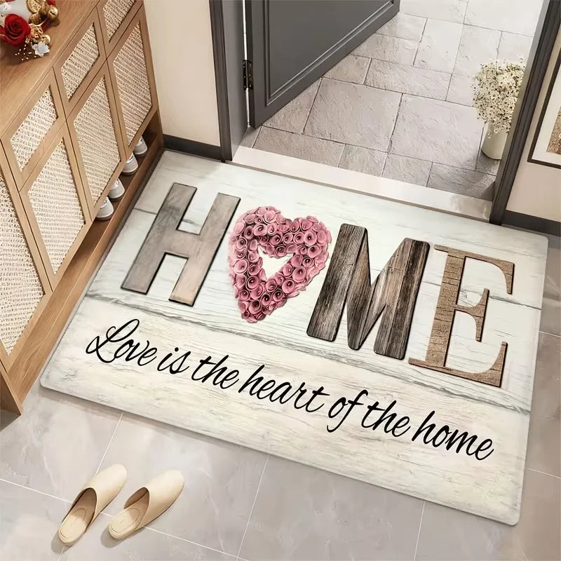 Kitchen Rugs for Home Decor, Featuring Anti-Slip Properties for Kitchen Runner, Bedroom, Living Room, and As Mats for Doorways