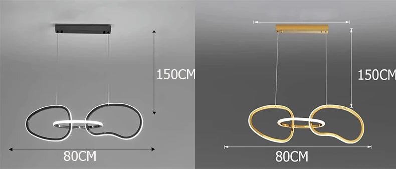 Modern home decor led lights pendant light lamps for living room Chandeliers for dining room hanging light indoor lighting