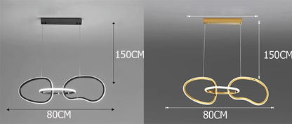 Modern home decor led lights pendant light lamps for living room Chandeliers for dining room hanging light indoor lighting