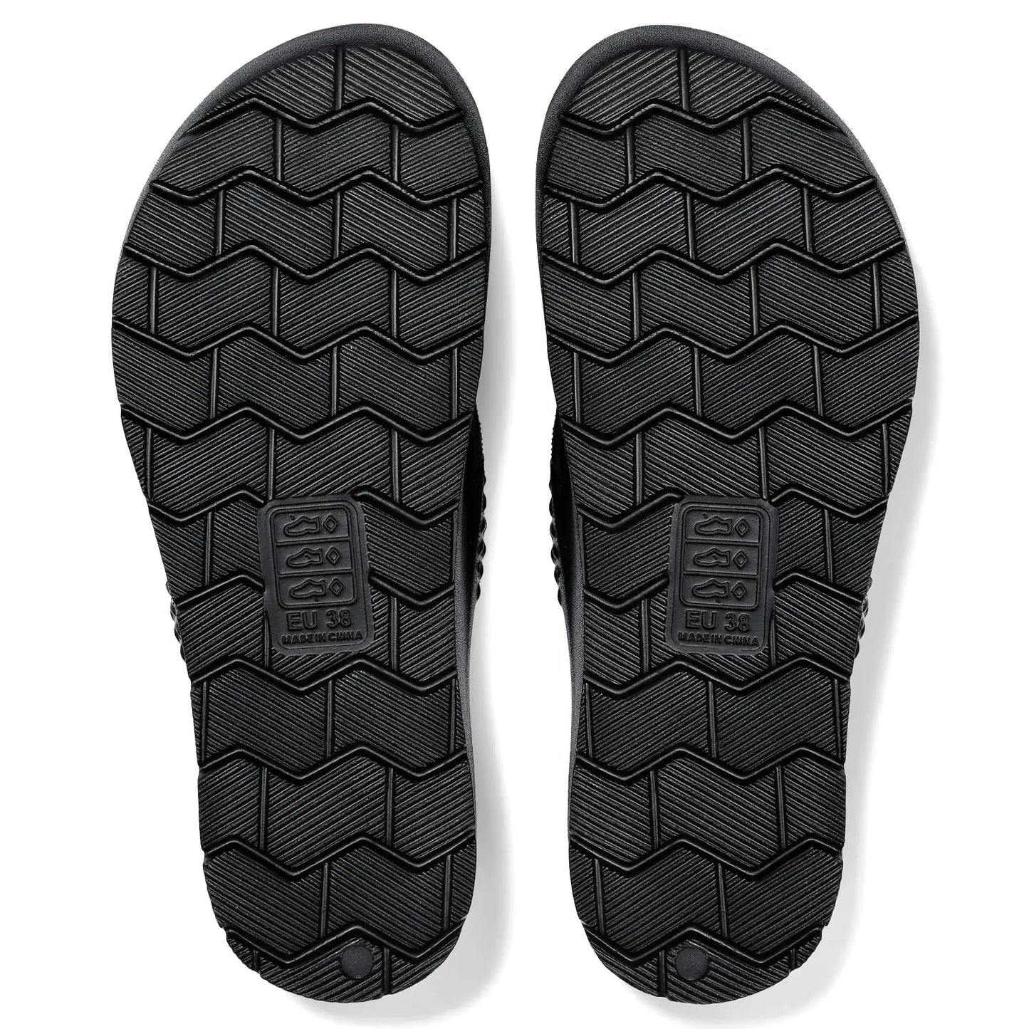 Asgard Summer Flip Flops Comfort Non-slip Flat Rubber Sandals With Stretchable Strap Unisex Cozy Casual  Beach Vacation Slippers