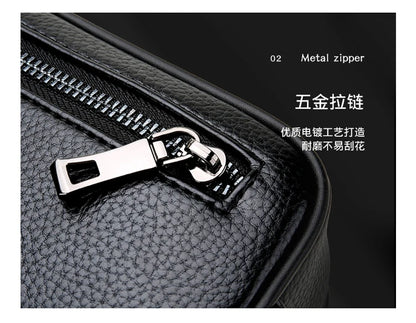 Men's Clutch Bag Fingerprint Lock Anti-theft Large Capacity Clutch Bag Wallet Business Men's Bag
