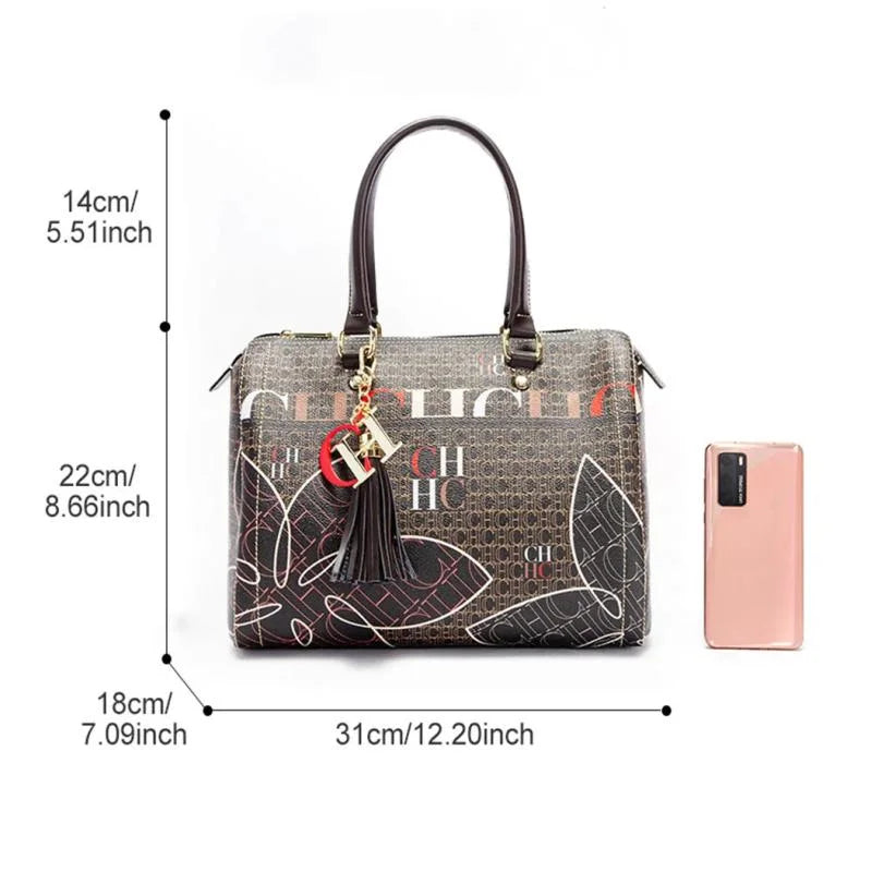 CH Luxury Brand Ladies Bucket Bag Designer New Ladies Large Capacity Exquisite Floral Pattern Travel Banquet High Grade Handbag