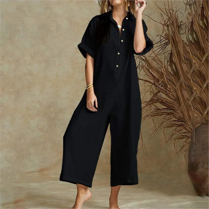 Summer Women Jumpsuits Elegant Office Lady Sexy V-neck Sleeveless Print Jumpsuits New Fashion With Belt Vest Playsuit Streetwear