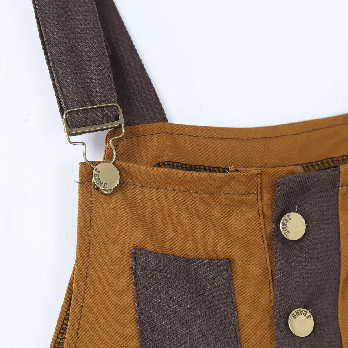 Couples American Retro Khaki Work Overalls Japanese-Style Loose-Fit Unisex Straight-Leg Pants for Men On Both Sides Cargo Pants