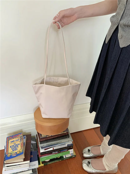 Casual Nylon Bucket Bags for Women Shoulder Bag Fashion Soft Women Bag NEW Tote Purses and Handbags Female Shopper Commuter Bags