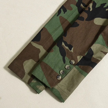 Women Camouflage Coats Belted Jacket Long Sleeves Notch Lapel Collar Single Breasted Slim Streetwear Casual 2025 Spring Autumn