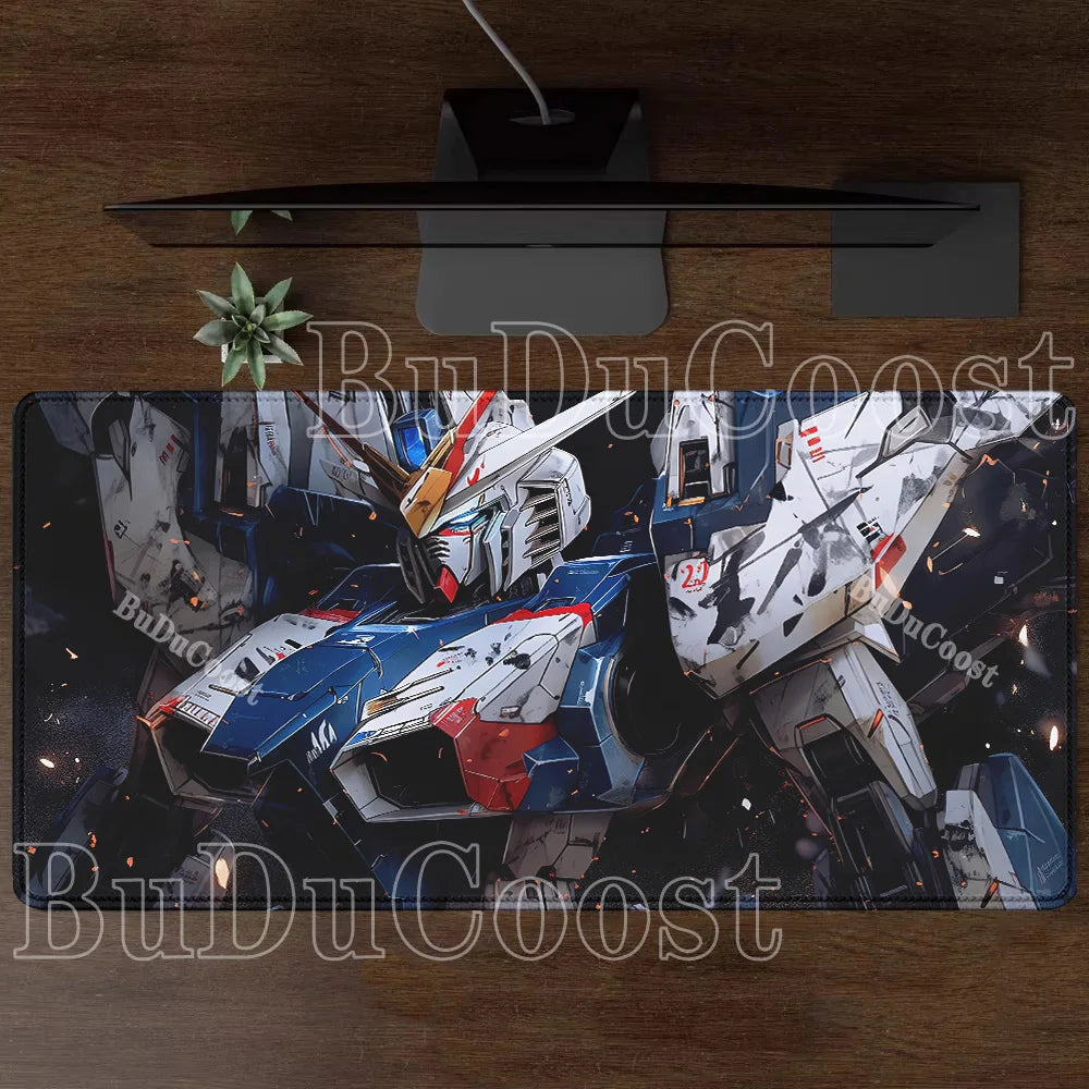 Mouse Pad Gundam RX-78-2 Anime Gaming XXL Non-slip Mousepad PC Computer Keyboard Office HD printing overlock esports Desk Mat