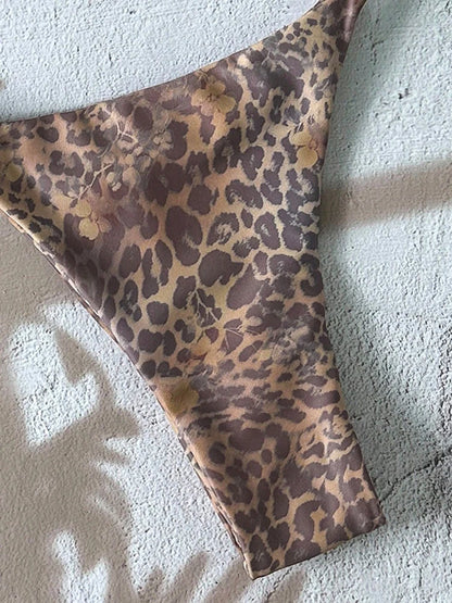 Sexy Leopard Push Up Bikinis Two Piece Bathing Suits 2026 Micro Bikini Sets Women Swimsuit Beach Wear Thong Swimwear for Female