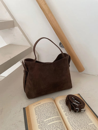 Suede Cowhide fashion ladeis shoulder cross brown bags luxury designer women coffe handbags angola red