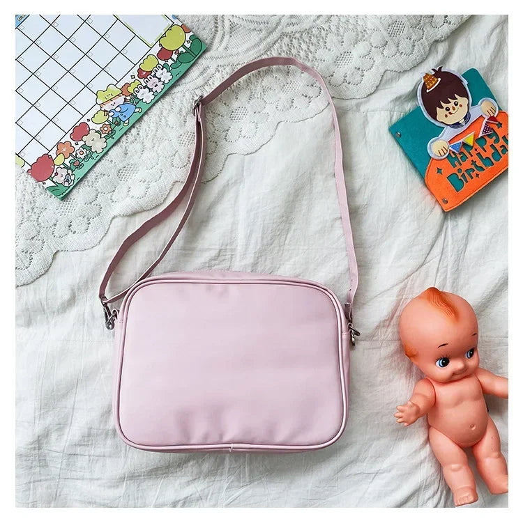 Female Ita Crossbody Bag Womens Transparent Messenger Bag Girls Cute-Lolita Shoulder Bags Teens Fashion Satchels Bag Ins