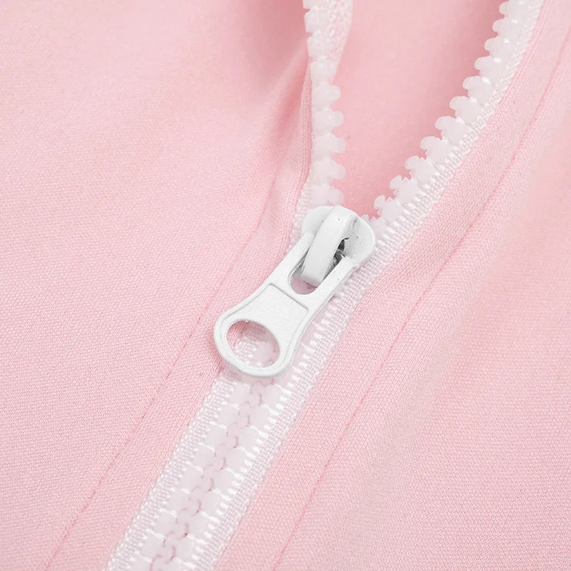 Nsauye Jumpsuits Women Long Sleeve Pullover Faux Fur Hoodies Skinny One Pieces Overalls Sexy Clubwear Sport Y2K Jumpsuit Rompers