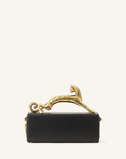 Pencil Cat Bags for Women Famous Luxury Brand Metal Handle Designer Handbag Fashion Rectangular Box Shape High End Shoulder Bag
