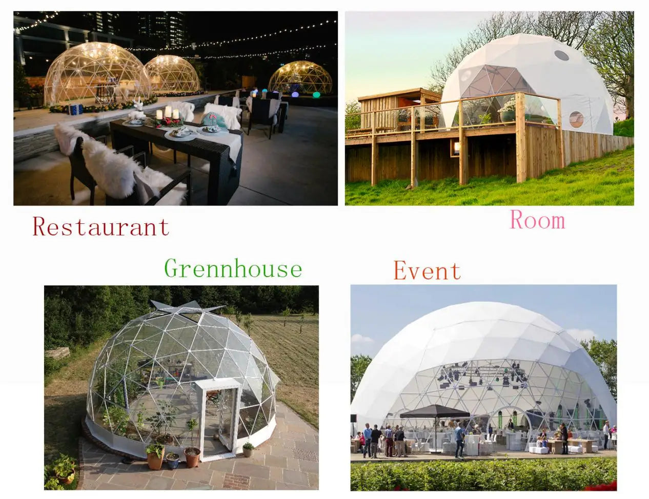 Luxury PVC Geodesic Dome Tent for Outdoor Glamping for Families on Vacation Events Camping in Iceberg Surroundings