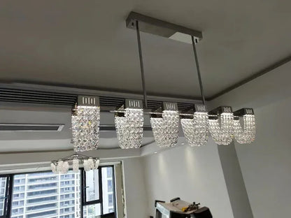 2025 New Home DecorationPendant Lights Luxury Crystal Living Room Chandelier Bedroom Pendant Lamp Ceiling Light  Indoor Lighting
