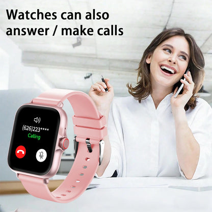 New Smart Watch 1.83'' Waterproof Message Answer Call Sports Pedometer Sleep Monitoring Information Alerts For IOS&Android