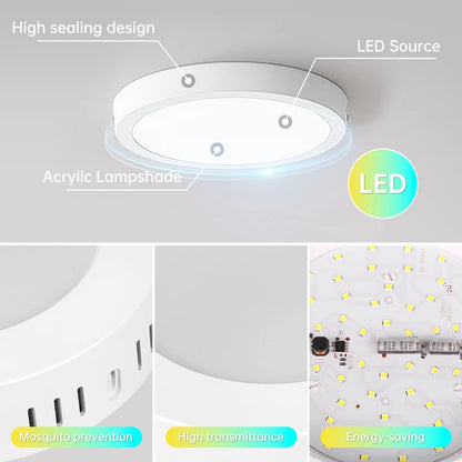 Modern Led Ceiling Lamps 15/20/30W Ceiling Panel Fixtures AC 110V-220V For Room Living Bedroom Kitchen Home Decor Panel Lights