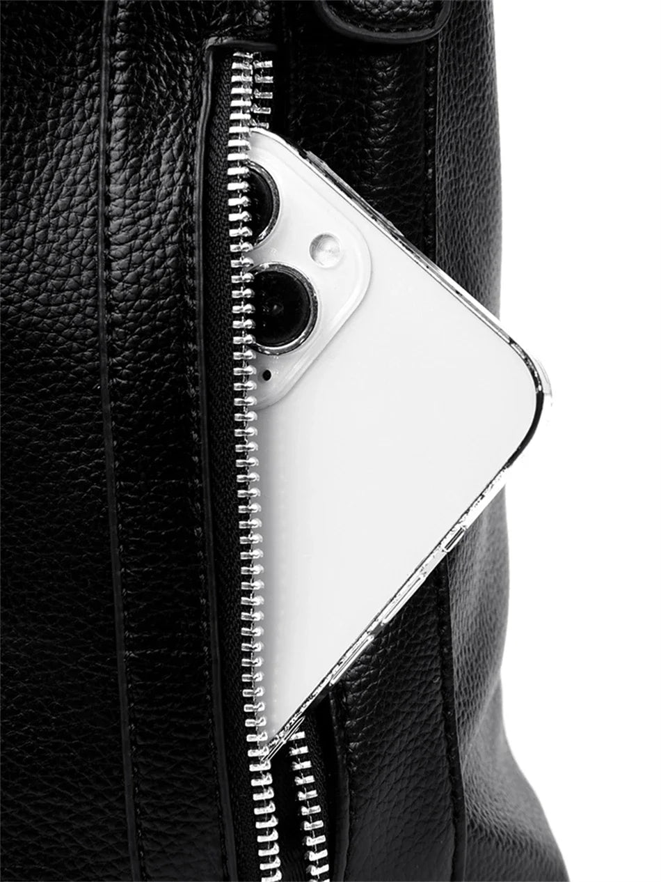 2024 Women High Quality Leather Shoulder Bag Top-handle Bags Casual Large Capacity Messenger Bags Luxury Designe Ladies Handbags