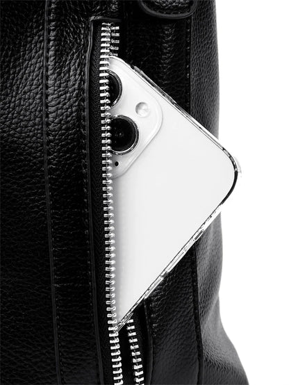 2024 Women High Quality Leather Shoulder Bag Top-handle Bags Casual Large Capacity Messenger Bags Luxury Designe Ladies Handbags
