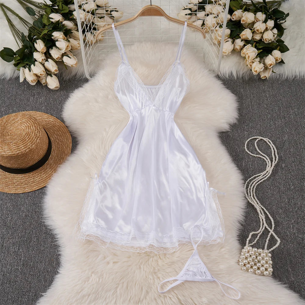 Cute Sweet Trend Cartoon Printed Jumpsuit Half High Collar Sleeveless Slim Fit Lingerie Bodycon Bodysuit Rompers Pajama Catsuits