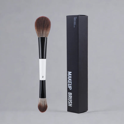 Dual-Ended Foundation Face Brush F4 Powder F1 Blush Contour F2 Makeup Brushes with Box Packaging