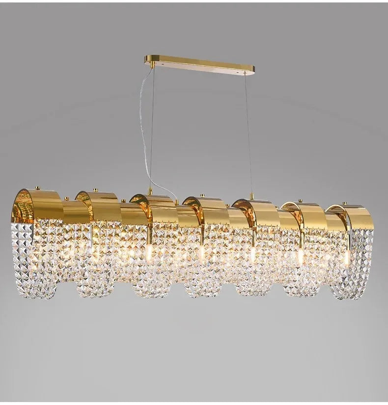 2025 New Home DecorationPendant Lights Luxury Crystal Living Room Chandelier Bedroom Pendant Lamp Ceiling Light  Indoor Lighting