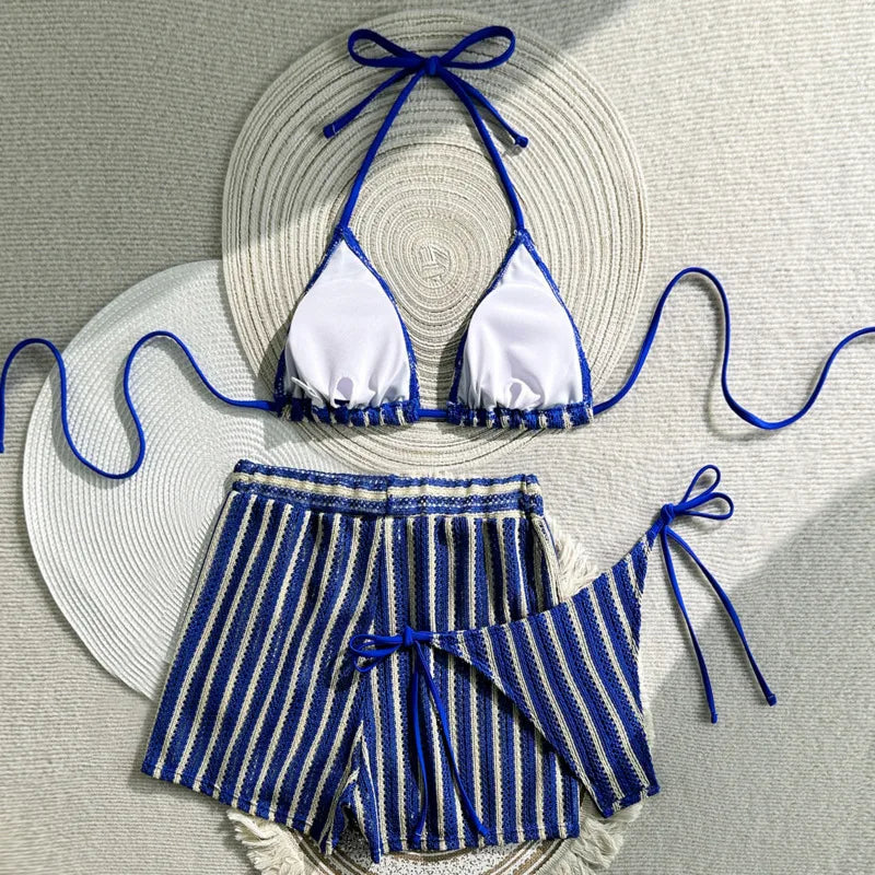 2026 Sexy Bikinis Female Swimsuits Women Three-Piece Swimwear Beach Swimming Wear Bathing Suits Brazilian Bikini Set Pool Bather