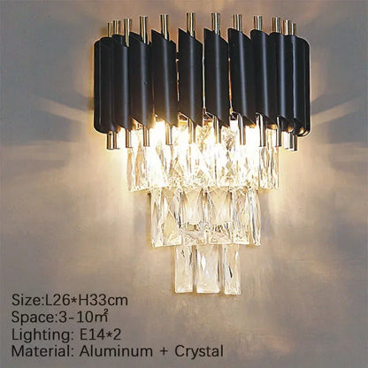 Luxury Crystal Pendant Lamp Modern Villa Living Room Lights Lustre Home Interior Decoration Dining Table Loft Ceiling Chandelier