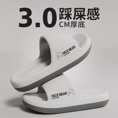 Fashion Men's Summer Ligtweight EVA Indoor Home Sandals Slippers Shoes Men Slippers Outdoor Students Women Comfortable Slides