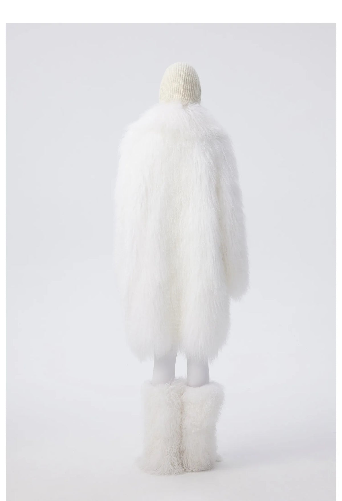 Lautaro Autumn Winter Long Oversized White Thick Warm Soft Faux Fur Coat Women Loose Stylish Luxury Fluffy Overcoat Streetwear