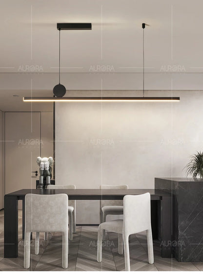 Pendant Lights Modern Simple Dining Room Lights For Kitchen Long Chandelier Living Room Pendant Lamp Home Decoration Lighting