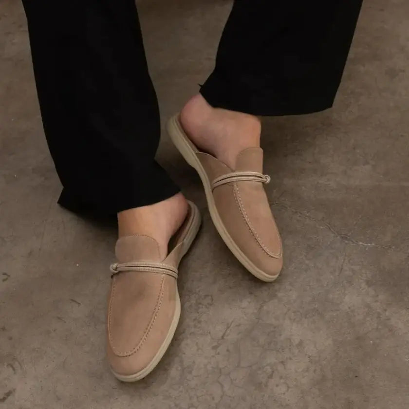 Designer Luxury Middle East Tassel Suede Leather Loafers for Women 2025 Slip On Slippers Flat Work Walking High Quality Shoes