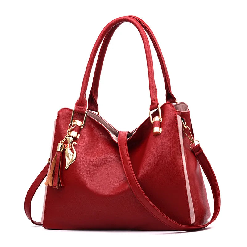 Luxury Handbags Women Bags Designer Fashion Soft PU Leather Tote Bags For Women 2024 Large Capacity Tote Bag Shopping Handbag