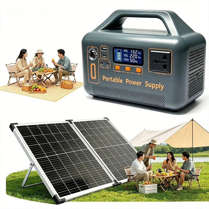 500W 220V Portable Power Station 400W 15-30Ah Power Bank LiFePO4 for Solar Generator Outdoor Energy Camping RV Backup Power Bank