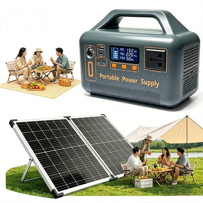500W 220V Portable Power Station 400W 15-30Ah Power Bank LiFePO4 for Solar Generator Outdoor Energy Camping RV Backup Power Bank