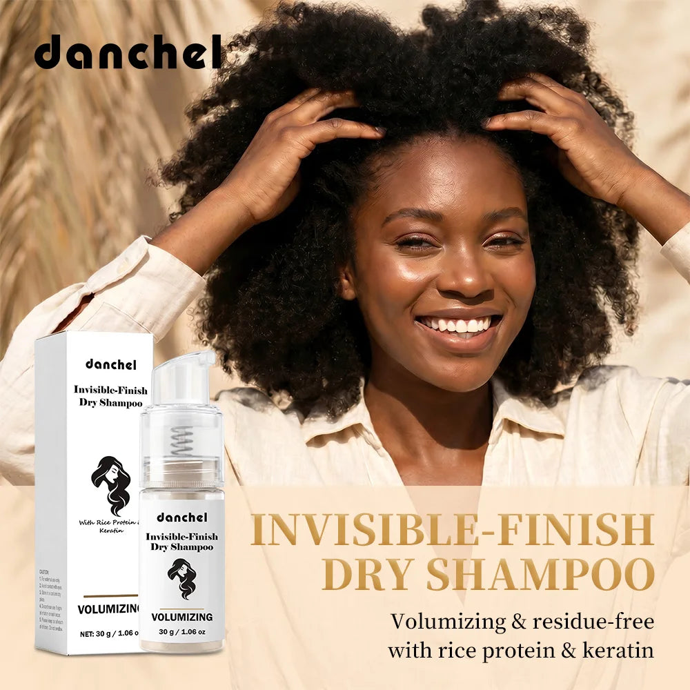 Dry Shampoo Powder Instant Oil Absorbing Refreshing Air-Feeling Grease Hair Styling Powder Travel Portable for Women Men