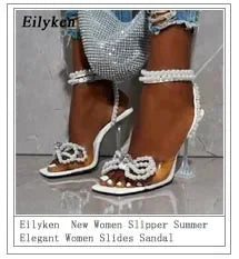 Sexy Open Toe Sandals Woman Ankle Buckle Strap Stiletto Heels Party Prom Shoes Summer Pumps Luxury Sandals High Heels Slides